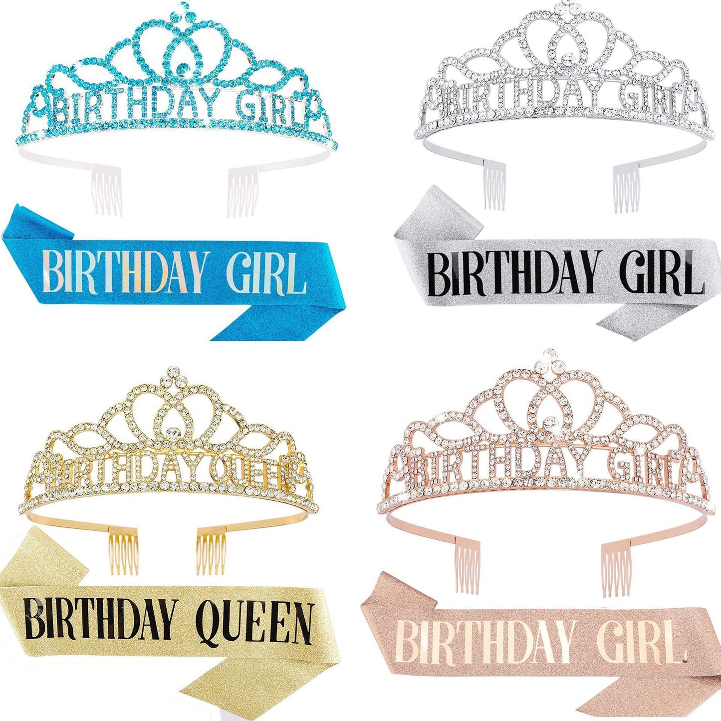 Party Decorative Crown Shoulder Strap