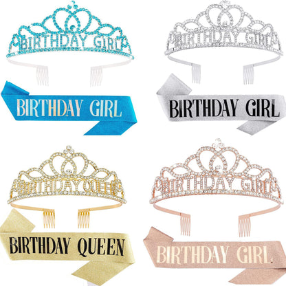 Party Decorative Crown Shoulder Strap