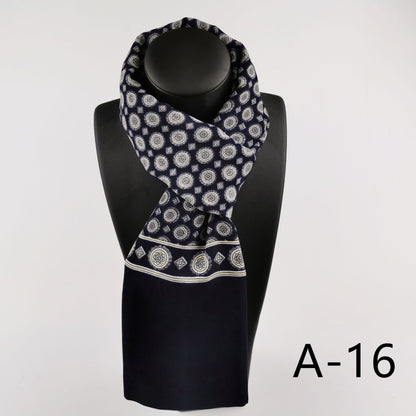 Men's Double Layer Cashmere Washed Warm Scarf