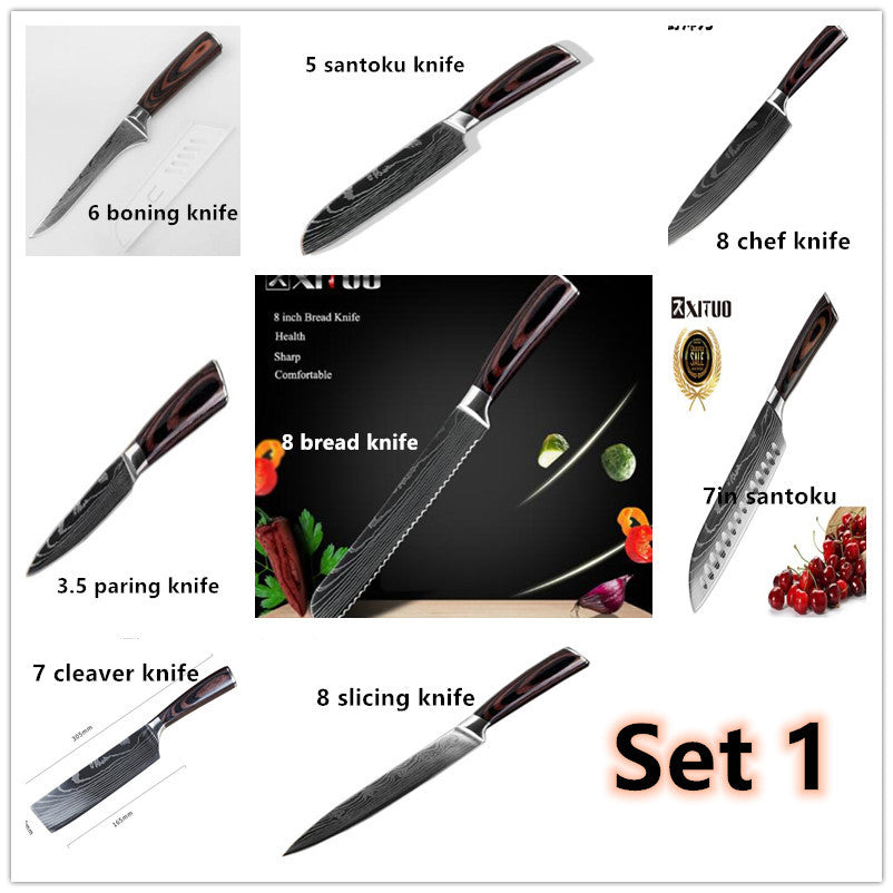 Carpenter's 6 or 8 Piece Knife Set