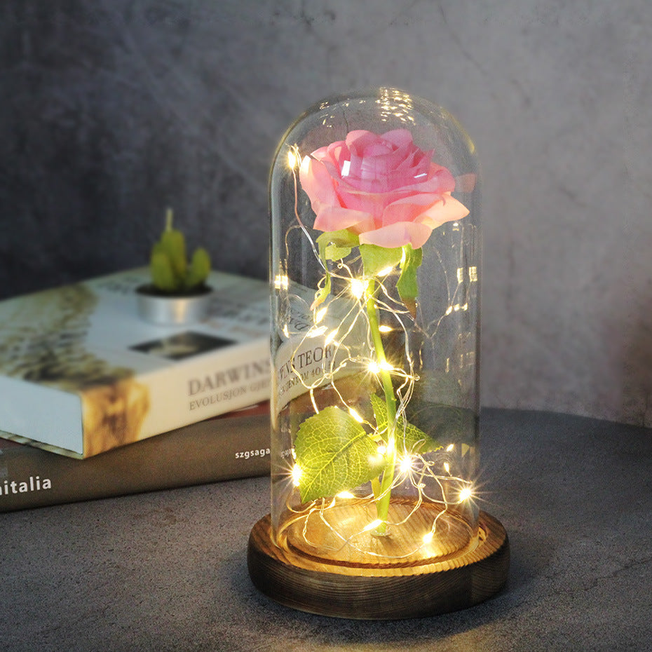 Enchanted Forever Rose LED Christmas Decor
