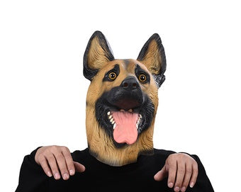 Halloween Cartoon Horror Animal Police Dog Mask