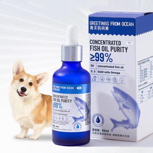 Norway Deep Sea Fish Oil Small And Medium Dogs Cat Beautiful Hair Nutrition Supplement