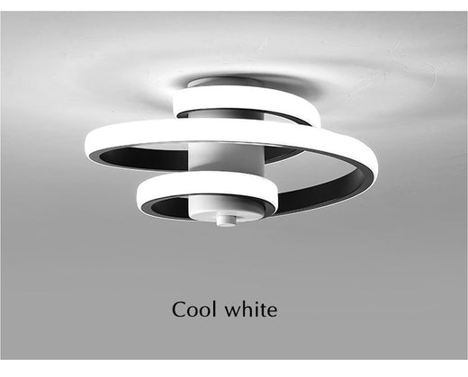 إضاءة سقفية LED معدنية بسيطة وعصرية