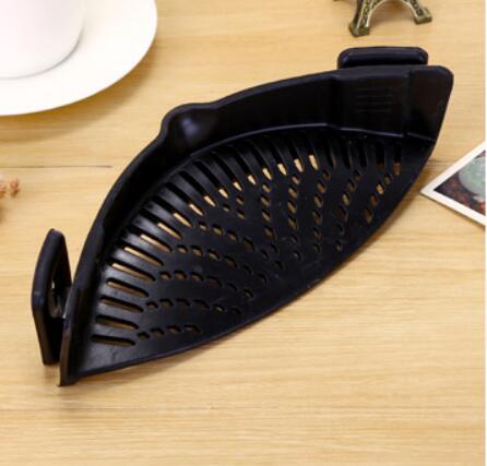 Silicone Clip-on Pot Funnel Oil Strainer