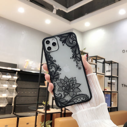 Apple Acrylic Soft Matte Protective Phone Case