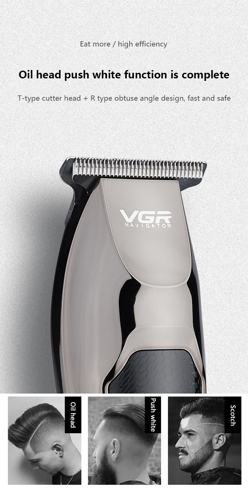 V30 Waterproof Hair Trimmer Men's Clipper