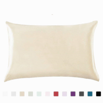 Satin Solid Color Pillowcase