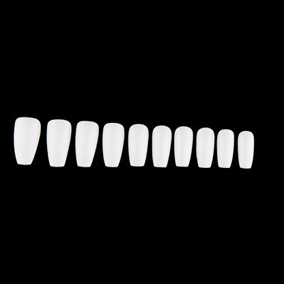 Long Ballerina False Nails Full Coverage