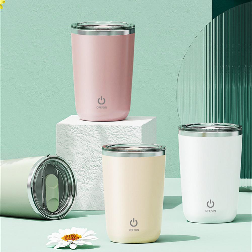 350ml Automatic Self-Stirring Mug - Electric Stainless Steel