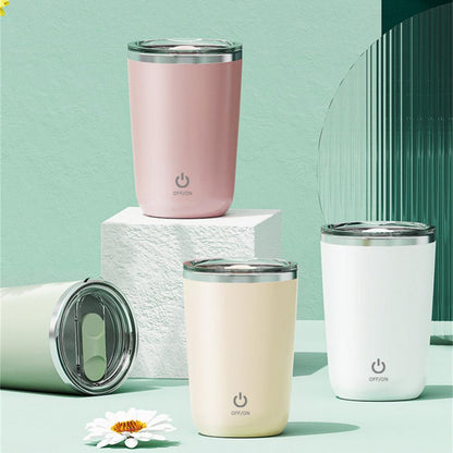 350ml Automatic Self-Stirring Mug - Electric Stainless Steel