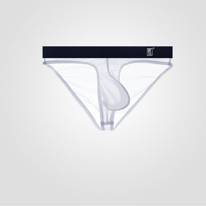 Underwear Men's Briefs Transparent Ice Silk Sexy Full Transparent Trendy Men's Personality Narrow Crotch Low Waist New