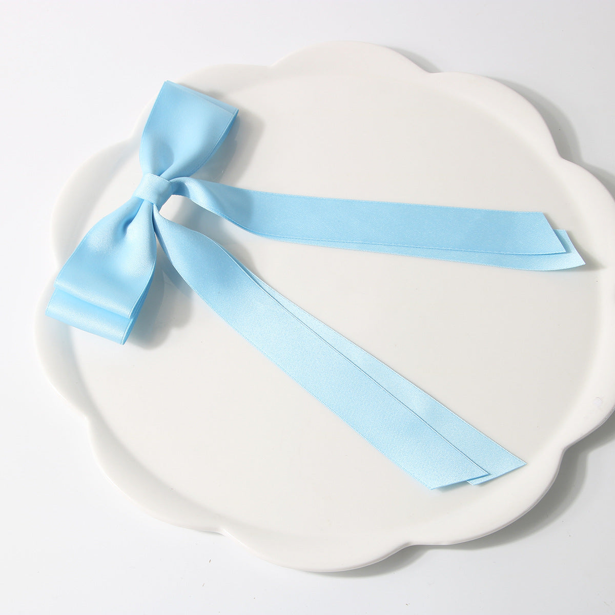 Sweet Double Ribbon Hairpin - Long Bow Clip