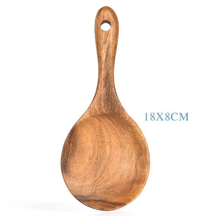 Teak Wood Cooking Utensil Set Kitchen Tools