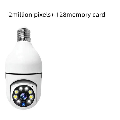 WiFi Bulb Camera 1080P 4X Zoom E27 5G Home Security Monitor