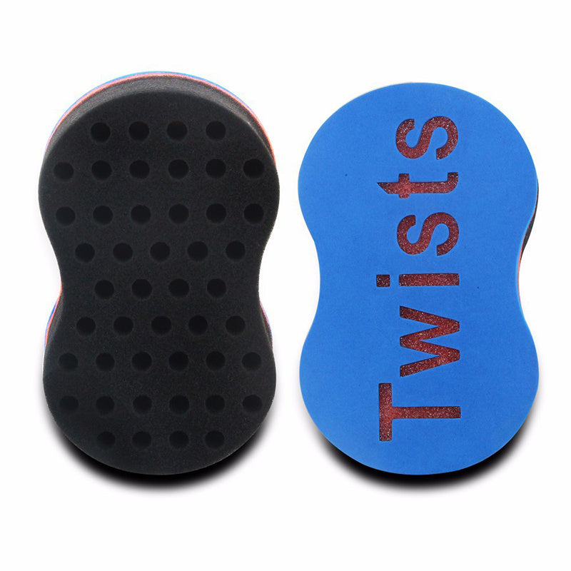 Wave-Shaped Sponge Hair Twist Brush