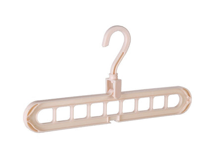 Plastic Clothes Hanger with Storage Hook