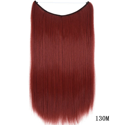 22 Inch Invisible Wire Hair Extensions Synthetic