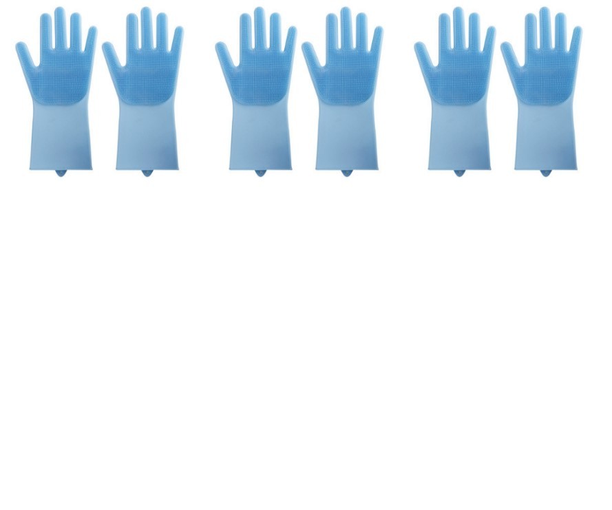 Silicone Heat-Resistant Scrubbing Gloves