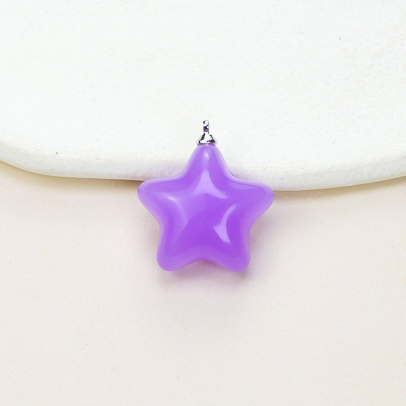 Acrylic Jelly Star Pendant