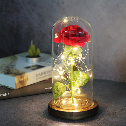 Enchanted Forever Rose LED Christmas Decor