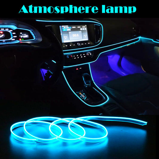 Car LED Neon Strip Lights 12V USB Waterproof