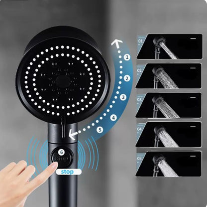 Colorful Wind Turbine Shower Head