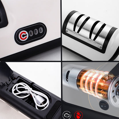 USB Rechargeable Electric Knife Sharpener - Automatic Adjustable