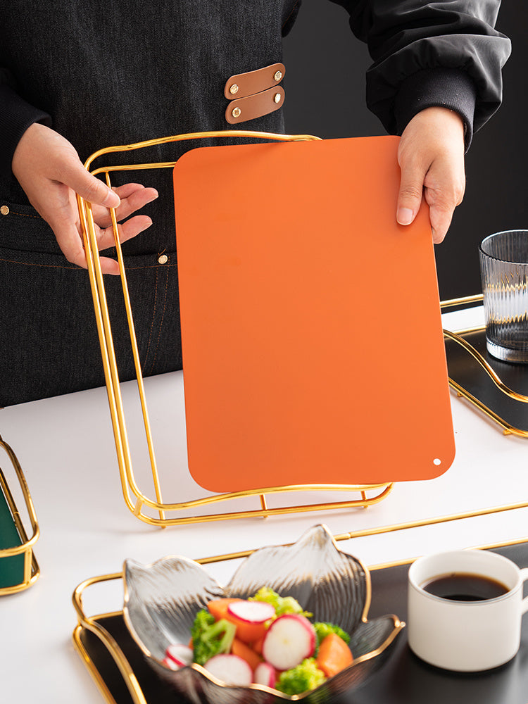 Household Rectangular Tea Tray Water Cup Storage