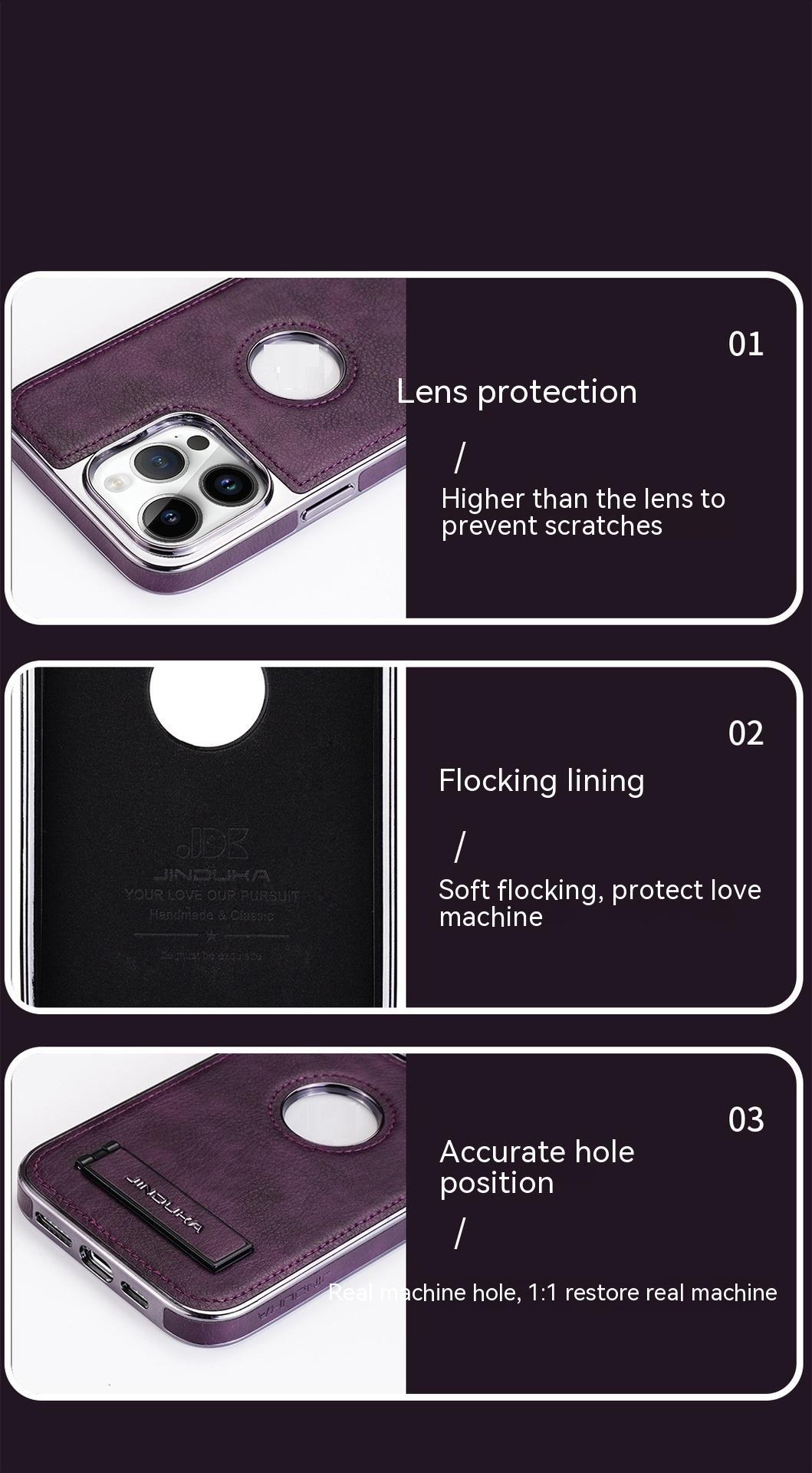 High-Grade Leather Drop-Resistant Phone Case