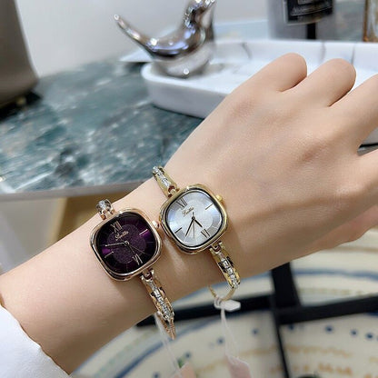 Women's Alloy Chain Strap Light Luxury Bracelet Watch