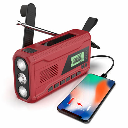 Solar Hand Crank Emergency Radio with Light