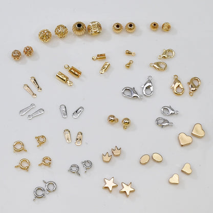 Copper Plated Gold Color Bead String
