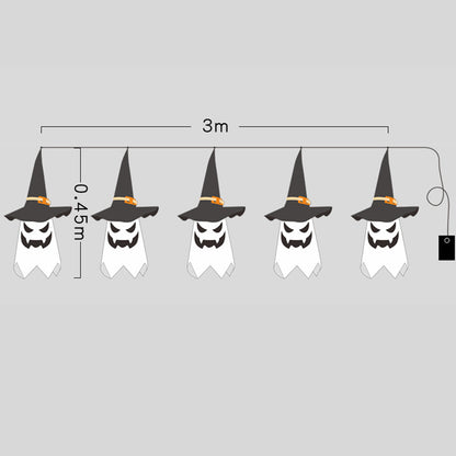 Halloween Ghost Lantern String Lights Holiday Decoration