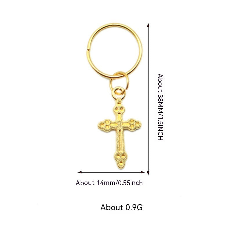 XINGX Lightning Shell Hair Ring with Small Pendant