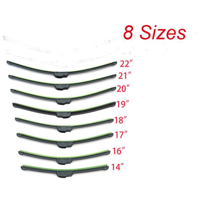 Universal Wiper Blades Boneless Wipers