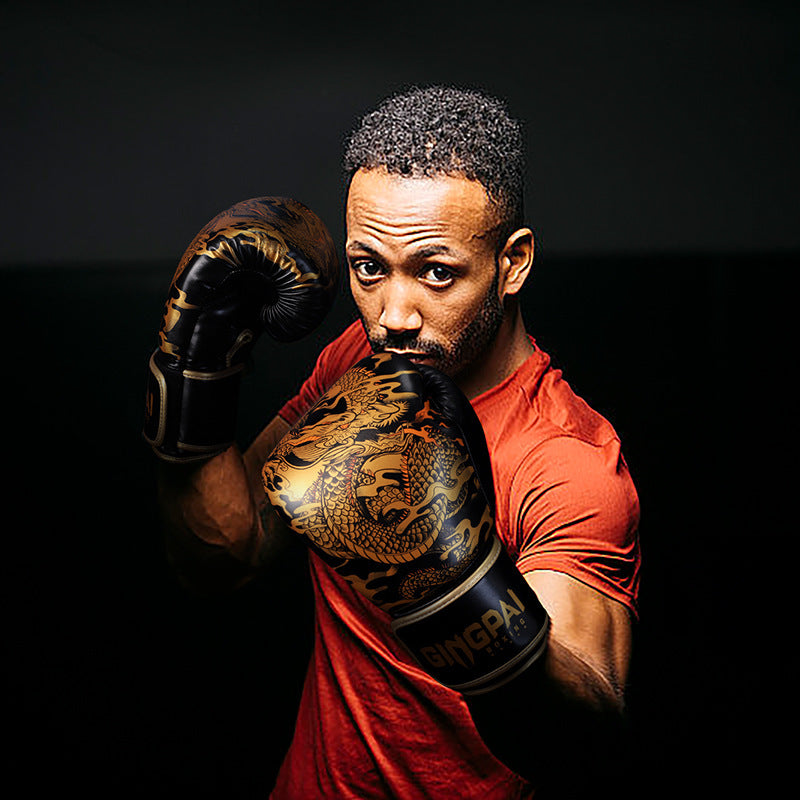 Professional Men's Sanda Fight Training Gloves