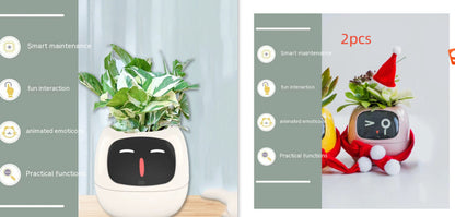 Smart AI Planter with Expressions and Sensors