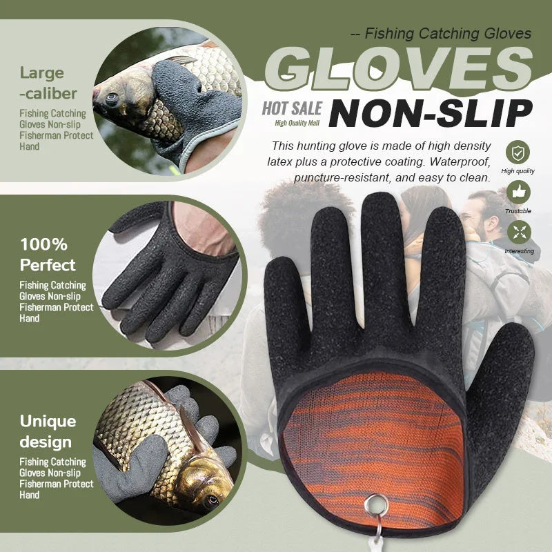 Anti-Slip Fishing & Hunting Gloves