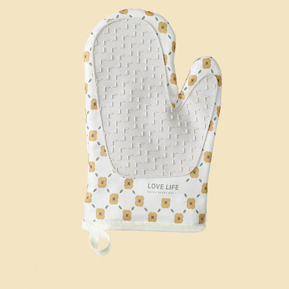 Heat Resistant Oven Mitts Anti-Scalding Gloves