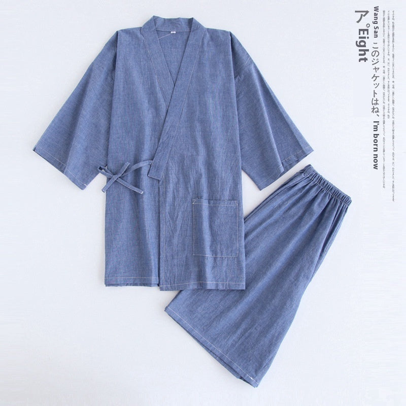 Japanese Men's Kimono Pajamas Shorts