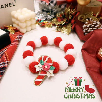 Cat Christmas Collar Scarf Halter Neck Decoration Bow Tie