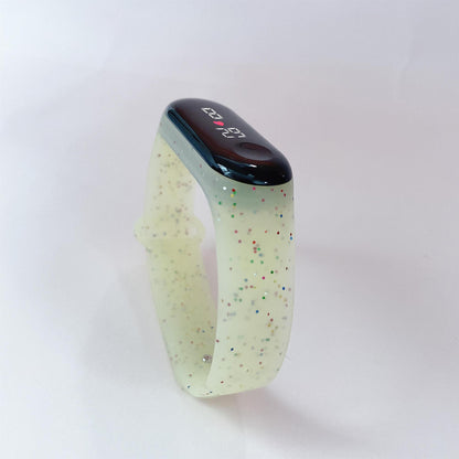 Fluorescent Electronic Bracelet Watch for Boys