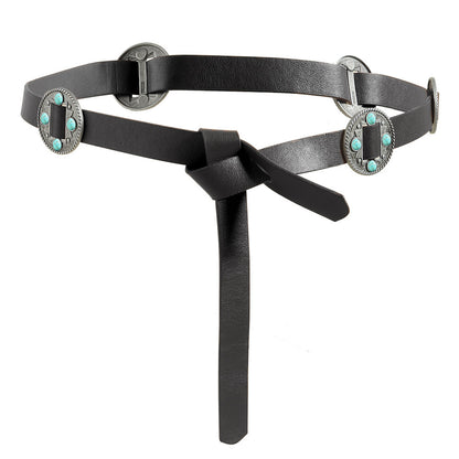 Retro Ethnic Style Metal Carved Belt