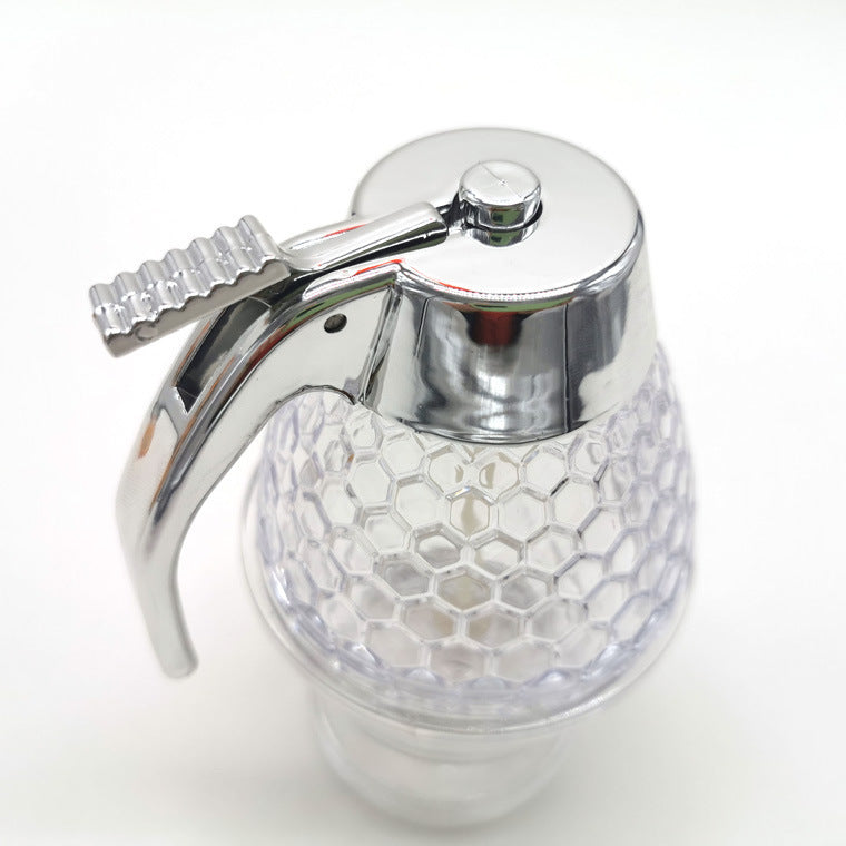 Squeeze Honey Jar Container Bee Drip Dispenser