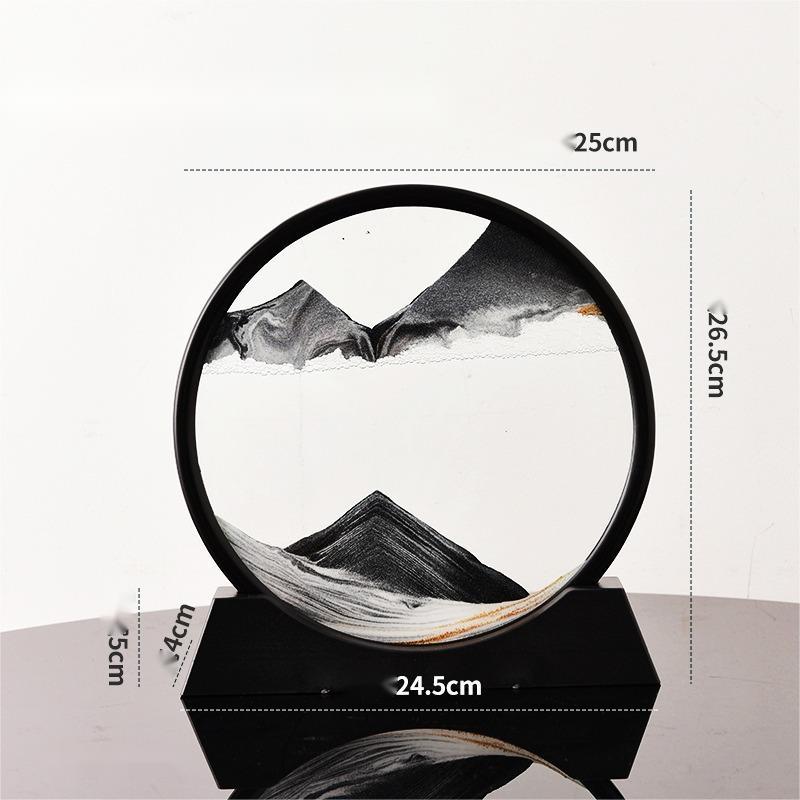 Quicksand Painting Hourglass Glass Decoration Crafts