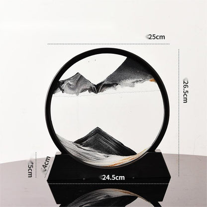 Quicksand Painting Hourglass Glass Decoration Crafts