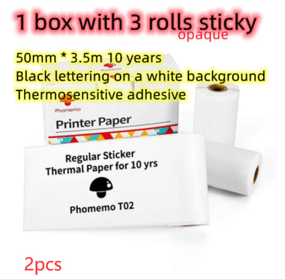 Mini Portable Thermal Label Printer - Ideal for Students and Price Tags