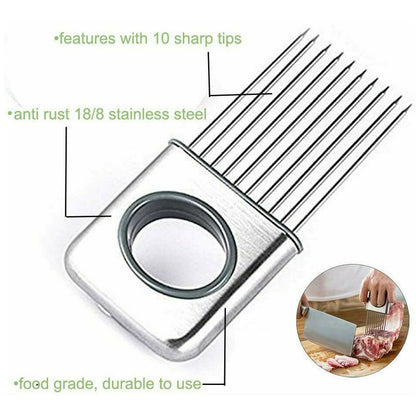 Stainless Steel Onion and Tomato Holder Slicer