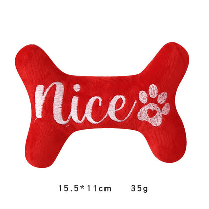 Christmas Dog Plush Sounding Puppy Toy